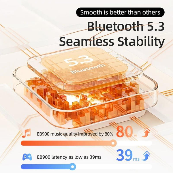 Beige Bluetooth 5.0 Tws Earphones Earbuds