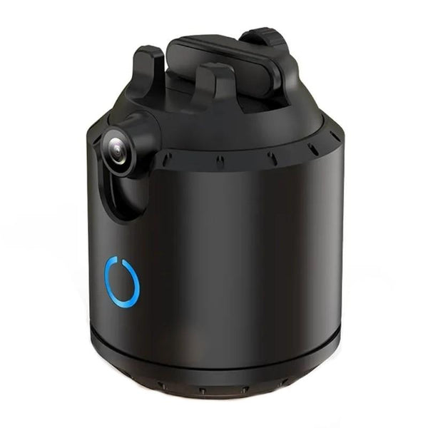 Black Smart Desktop Ptz With 360 Degree Rotation And Automatic Tracking Mounts & Holders