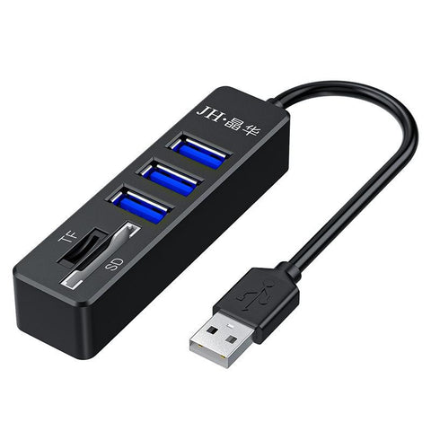5 In 1 Usb2.0 Hub For Laptop Docking Black Usb Cables Hubs & Adapters