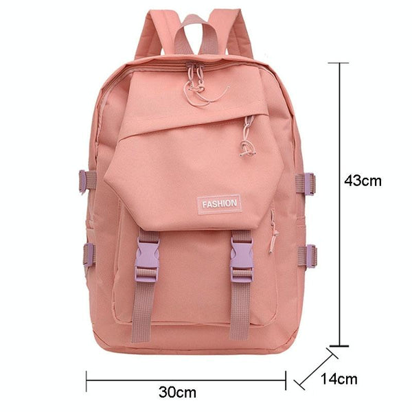 School Backpack With Harajuku Style White Backpacks & Bags