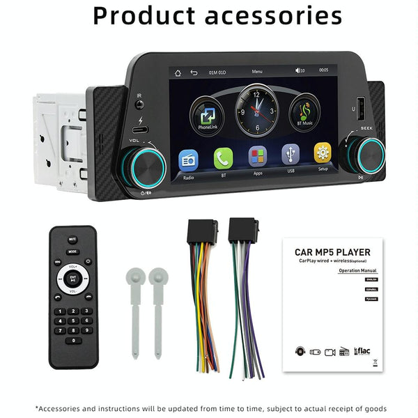 5 Inch Bluetooth Mp5 Car Radio Hands Free F152w Other Car Audio