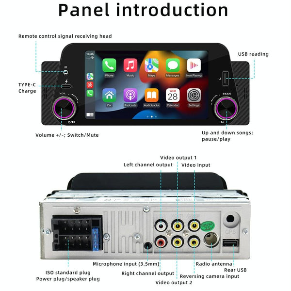 5 Inch Bluetooth Mp5 Car Radio Hands Free F152w Other Car Audio