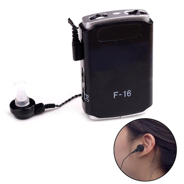 High Power Mini Hearing Aid Amplifier Pocket Receiver Black Other Health Care