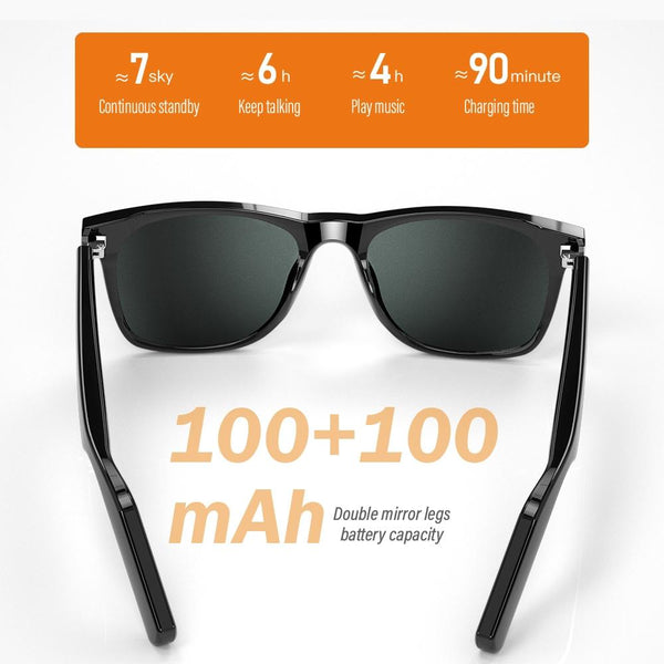 Smart Bluetooth Glasses With Binaural Call Function Polarized Sunglasses Special Purpose Glasses