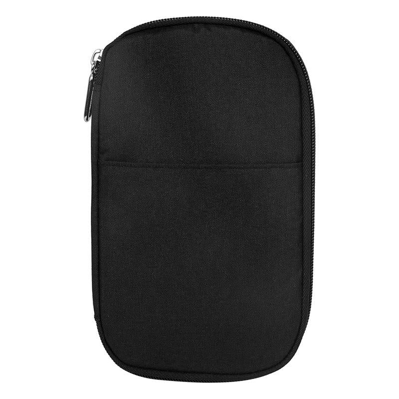 Multi Function Travel Storage Bag For Passports Black Travel Wallets
