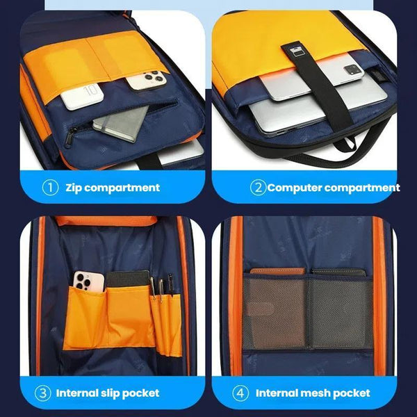 Water Resistant Anti Theft Laptop Backpack With Usb Port Black Laptop Cases & Bags