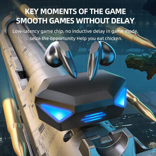 True Stereo Touch Gaming Bluetooth Earphones G20 Tws 5.2 Black Earbuds