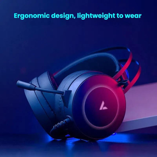 Rgb Gaming Headset With Virtual 7.1 Surround Sound And Noise Reduction Headsets