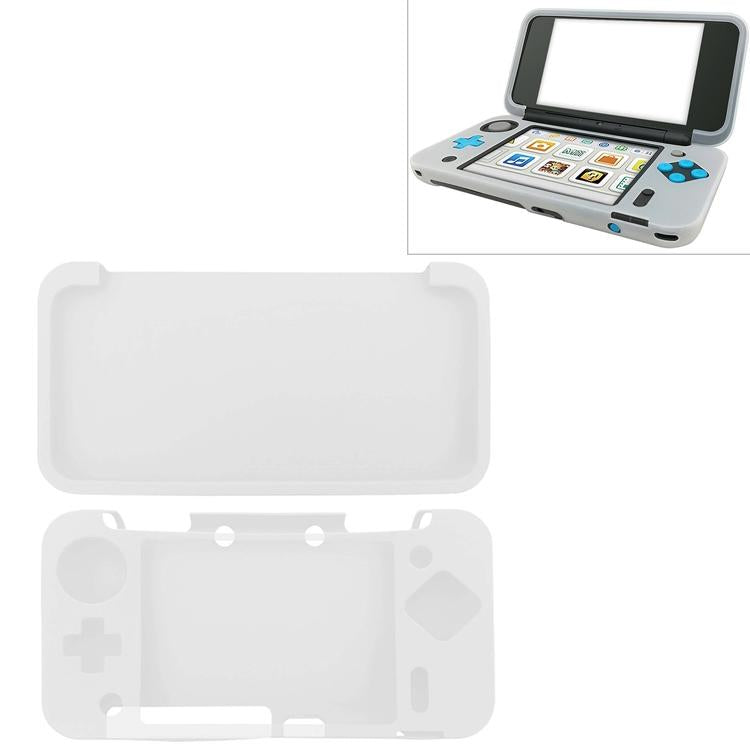 Silicone Protective Case For 2Ds Ll Slim Design White Bags Skins & Travel Cases