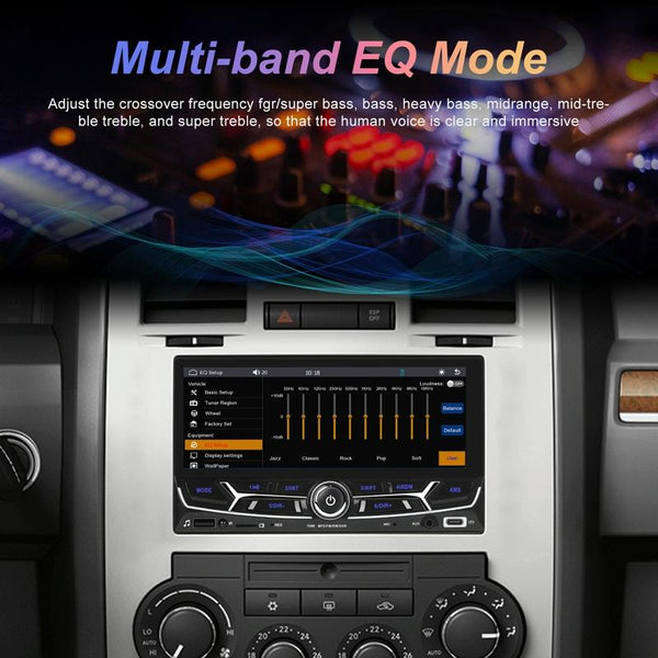 6.86 Inch Dual Butt Mp5 Player W / Backup Camera Bluetooth Carplay Other Car Video