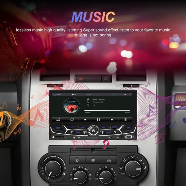 6.86 Inch Dual Butt Mp5 Player W / Backup Camera Bluetooth Carplay Other Car Video