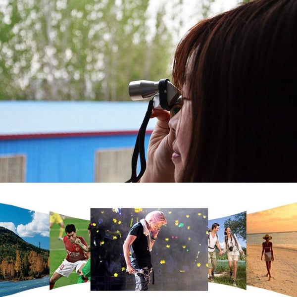 Low Light Night Vision Monocular For Outdoor Use 8X20 Metal Optical Blue Film Binoculars & Monoculars