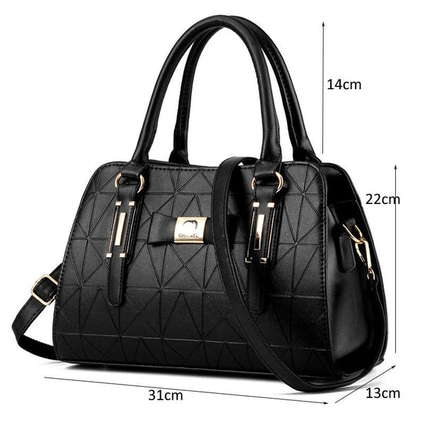 Embossed Bowknot Shoulder Bag For Women White Women's Bags & Handbags