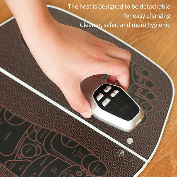 Foldable Ems Foot Massager Pad With Remote Coffee Massagers