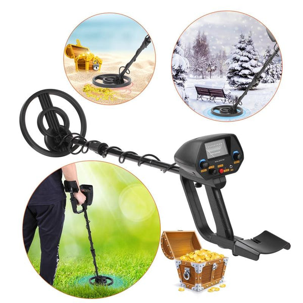 Outdoor Metal Detection Equipment Accurate Positioning_Black Metal Detectors
