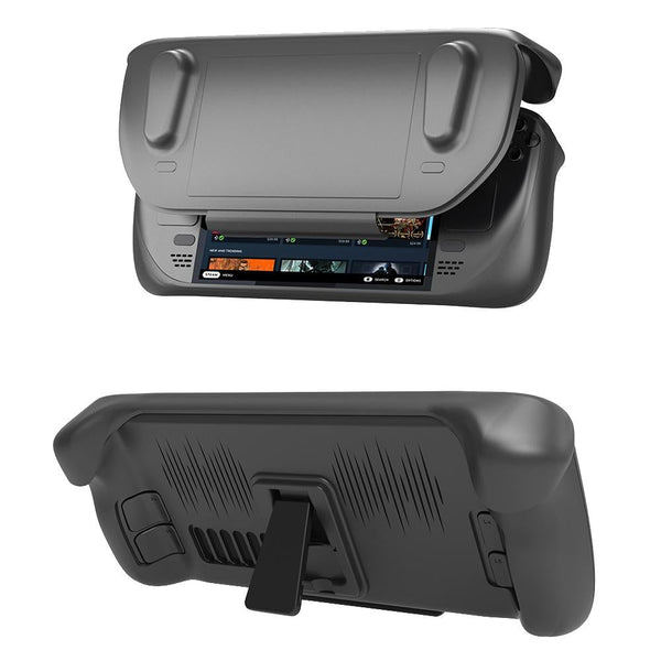 Steam Deck Protective Case & Cover Set With Bracket Black Bags Skins & Travel Cases