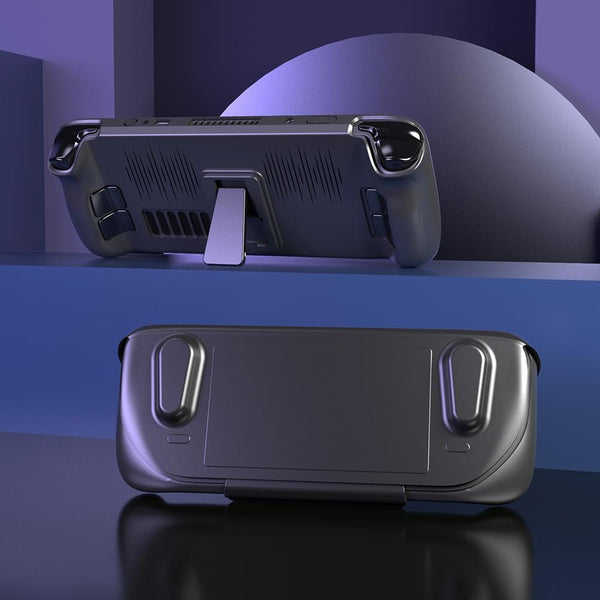 Steam Deck Protective Case & Cover Set With Bracket Black Bags Skins & Travel Cases