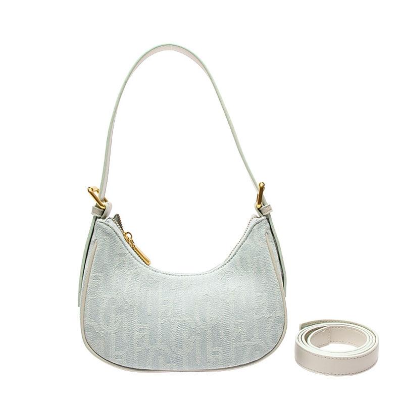 Light Denim Shoulder Bag For Women Women's Bags & Handbags