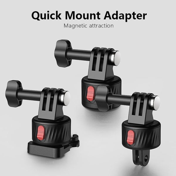 Three Piece Magnetic Gimbal Base Adapter For Gopro Insta360 Action Camera Other Camera & Photo Accs
