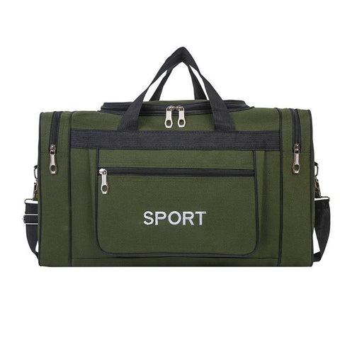 Large Capacity Shoulder Travel Bag Green Other Luggage