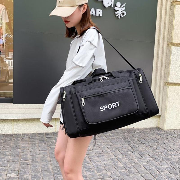 Large Capacity Shoulder Travel Bag Green Other Luggage