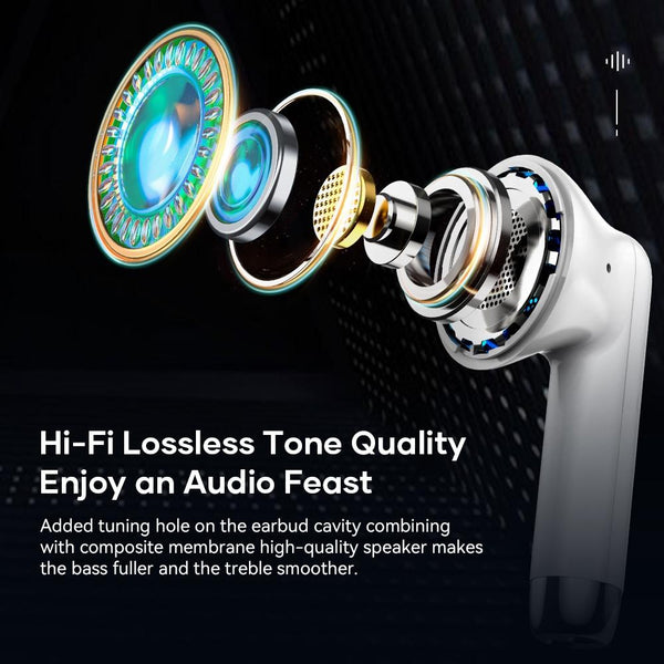 Wireless Bluetooth 5.0 Earphones White Earbuds