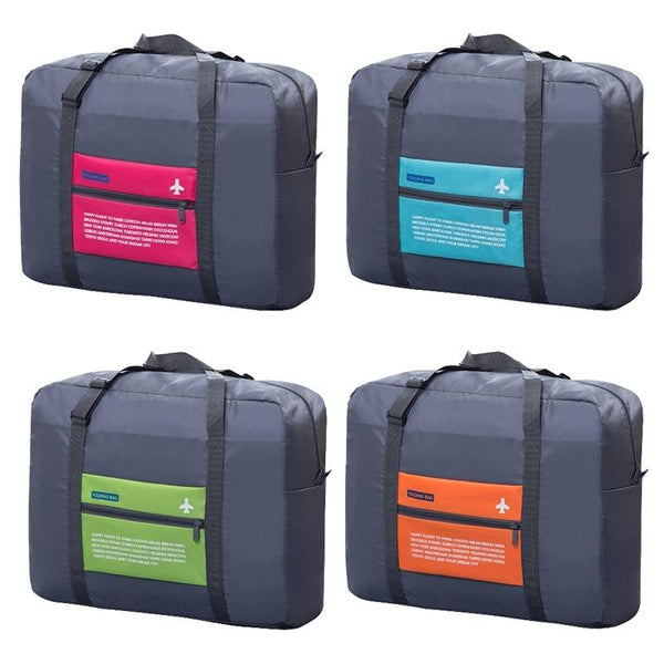 Foldable Nylon Travel Bag For Women And Men Large Capacity Green Other Luggage