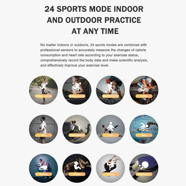 1.3 Inch Tft Screen Smart Watch Support Blood Pressure Monitoring Sleep Green Smart Watches