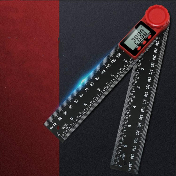 Digital Angle Protractor 2 In 1 Compact Design 200Mm Protractors