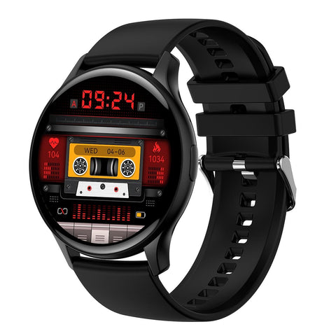 1.43 Inch Bt5.0 Ip67 Sport Smart Watch Support Bluetooth Call / Message Notification Heart Rate Blood Pressure Health Monitor Black Smart Watches