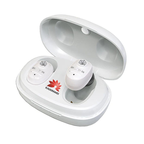 Compact In Ear Hearing Aid Amplifier White Other Health Care