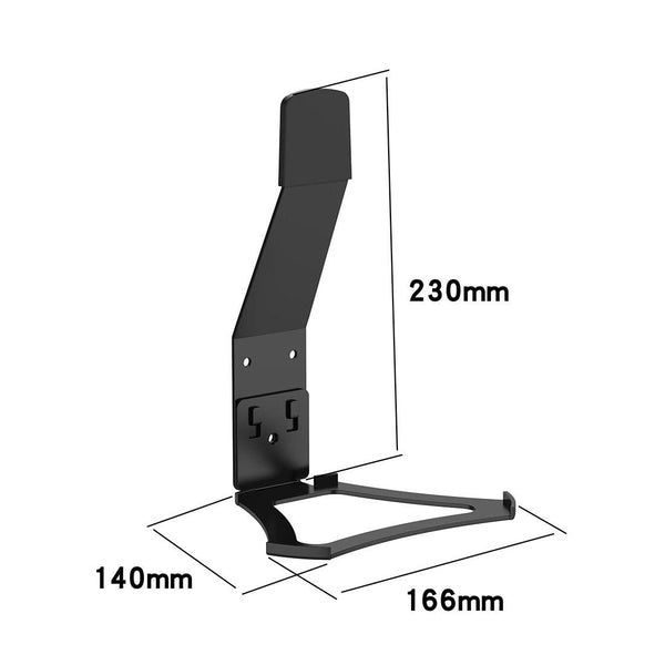 Wall Mounted Metal Bracket For Sonos Move Smart Speaker Black Speaker Mounts & Stands