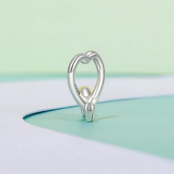 925 Sterling Silver Dachshund Bead Animal Accessory Charms & Pendants