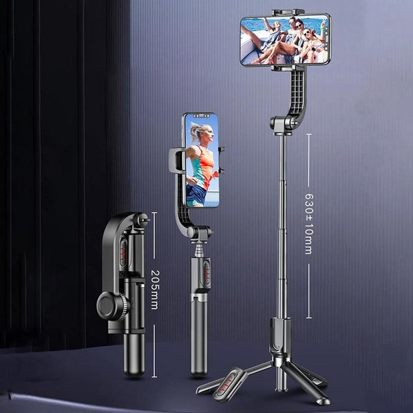 Smart Anti Shake Selfie Stick With Bluetooth Remote Selfie Sticks