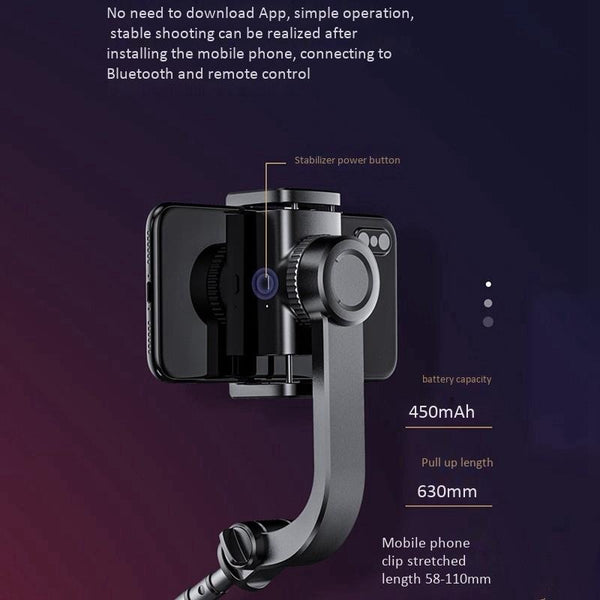 Smart Anti Shake Selfie Stick With Bluetooth Remote Selfie Sticks