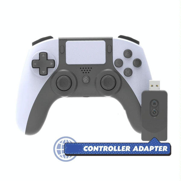 Wireless Dualsense Gamepad For Ps5 / Ps4 Pc With Bluetooth And Joysticks Black White Controllers & Attachments