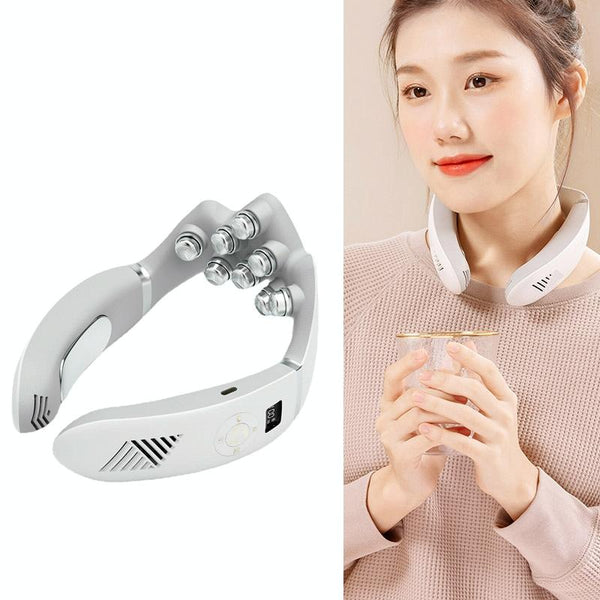 Intelligent Pulse Peck Massager Household Electric White Massagers