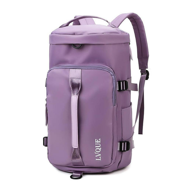 Waterproof Crossbody Travel Backpack 375L Capacity Black Backpacks