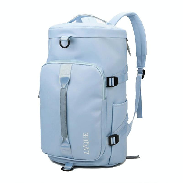 Waterproof Crossbody Travel Backpack 375L Capacity Black Backpacks