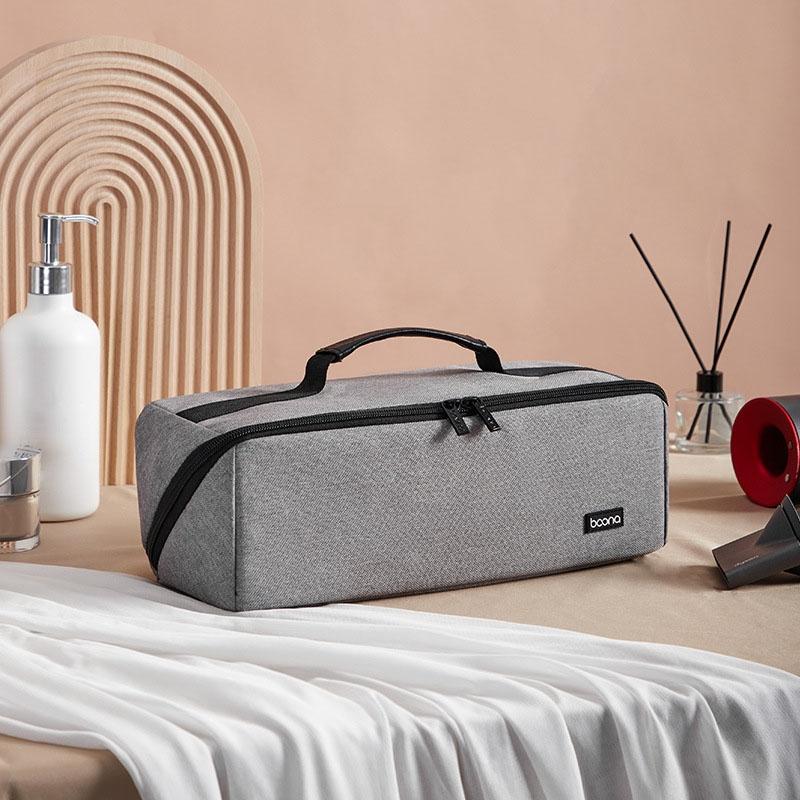 Waterproof Hair Dryer Storage Bag Large Capacity Gray Hair Dryers