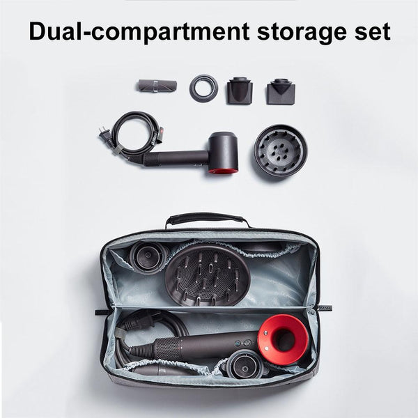 Waterproof Hair Dryer Storage Bag Large Capacity Gray Hair Dryers