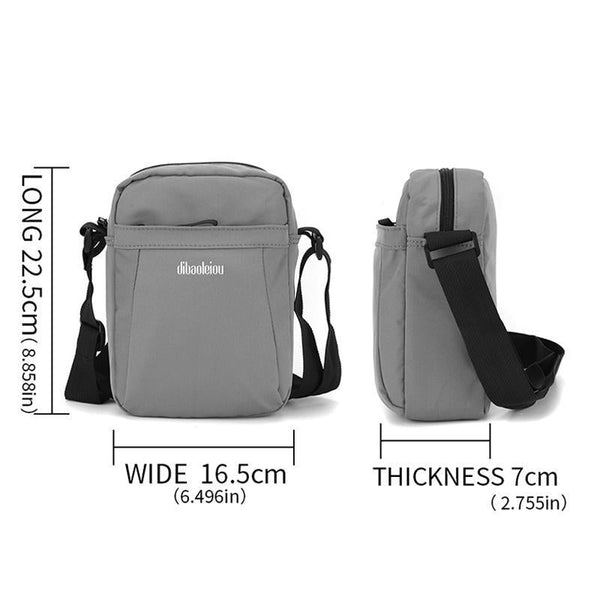 Versatile Canvas Shoulder Backpack For Men Black Bags