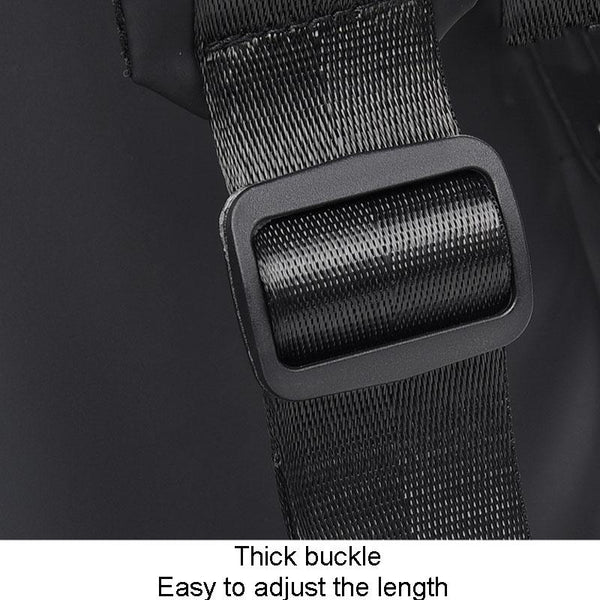 Large Capacity Waterproof Crossbody Chest Bag Black Bags