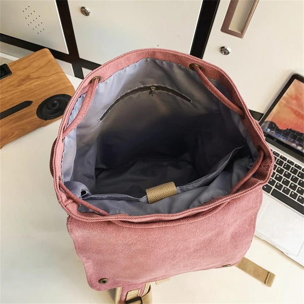 Large Capacity Canvas Backpack For Teens Bags