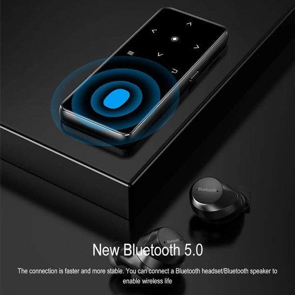 2.0 Inch Touch Screen Mp4 Player With Bluetooth Black Ipods & Mp3 Players