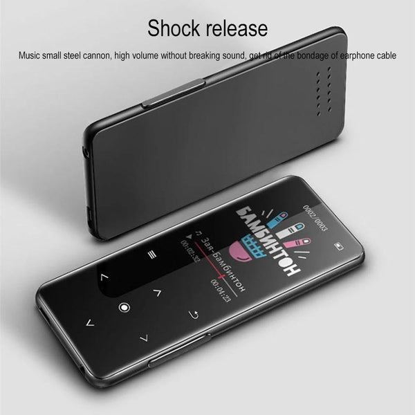 2.0 Inch Touch Screen Mp4 Player With Bluetooth Black Ipods & Mp3 Players