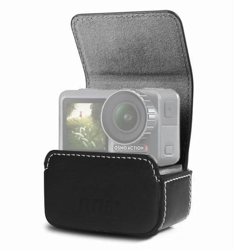 Waterproof Mini Leather Case For Dji Action Gopro Sjcam Xiaomi Jia Storage Box Camera Cases Bags & Covers