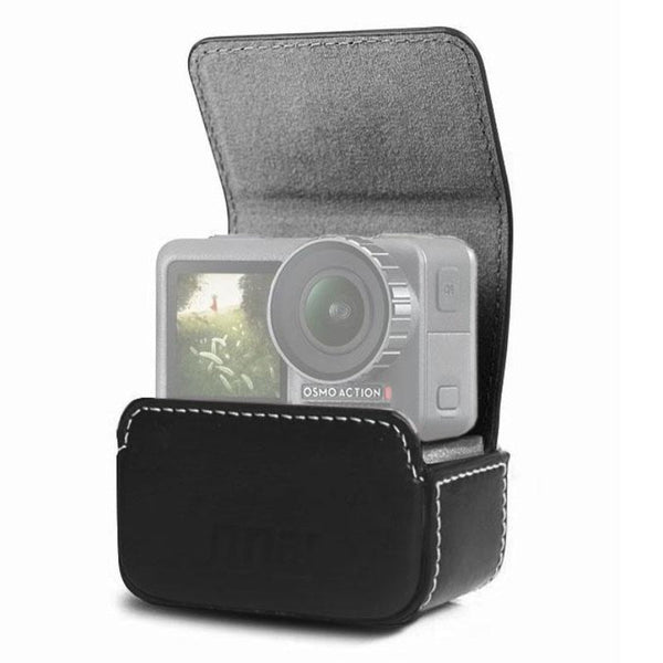 Waterproof Mini Leather Case For Dji Action Gopro Sjcam Xiaomi Jia Storage Box Camera Cases Bags & Covers