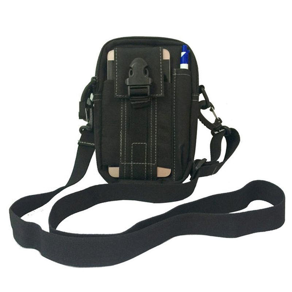 Versatile Messenger Bag With Shoulder Strap Black Bags
