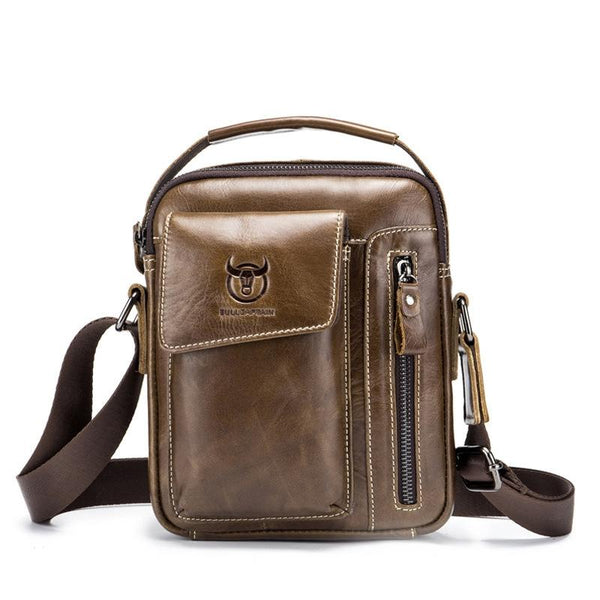 Soft Leather Messenger Bag For Men Black Bags
